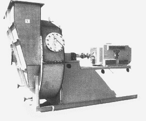 Industrial force draft air fan blower backward inclined