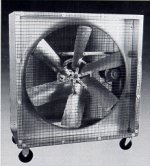 Mobile air circulator mancooler fan Canadian Blower