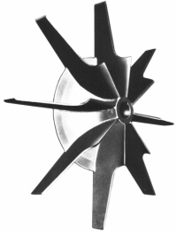 Replacement fan blower ventilator blade wheel